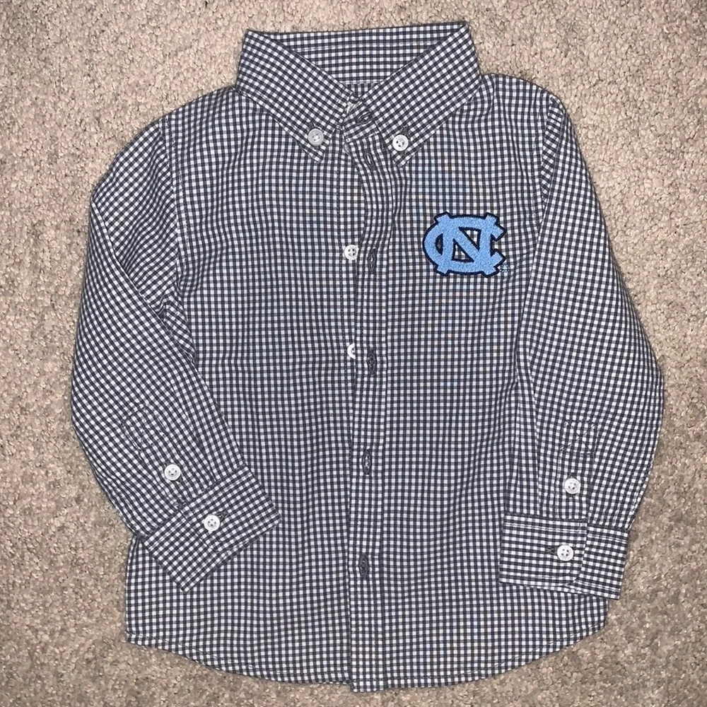 Brand New Infant 12M NC Tar Heels Button Up Shirt - Picture 1 of 1